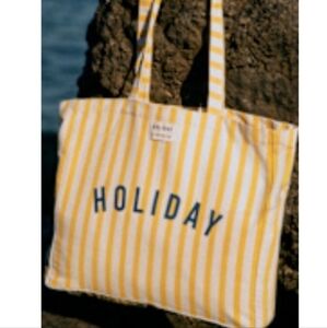 NWOT Sezane Holiday Collab Tote Bag